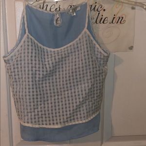 Gingham Crop-top